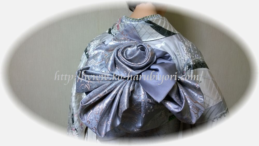 振袖用創作帯結び●スライドショー